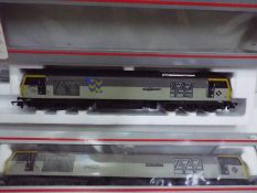 Lima - two OO gauge diesel electric class 60 locomotives comprising John Flamsteed op no 60028 #