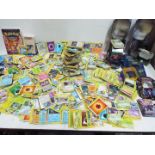 POKEMON - A large collection of over 2,500 mainly loose POKEMON trading cards from various series.