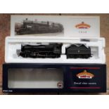 Bachmann Branch-Line - an OO gauge locomotive 2-6-0 crab, BR lined black livery with coal rail,