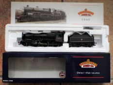 Bachmann Branch-Line - an OO gauge locomotive 2-6-0 crab, BR lined black livery with coal rail,