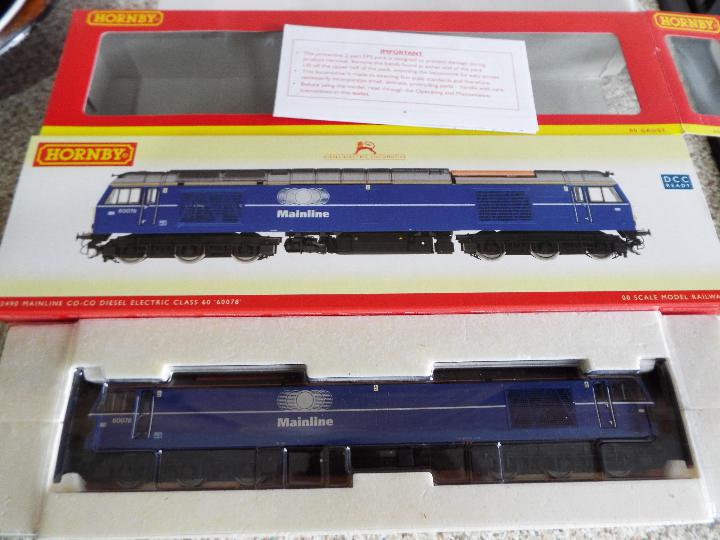 Hornby - an OO gauge locomotive DCC Ready, Mainline blue livery,