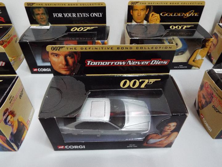 Corgi = Eight model Cars. James Bond 007 'Definitive' series. - Image 4 of 5