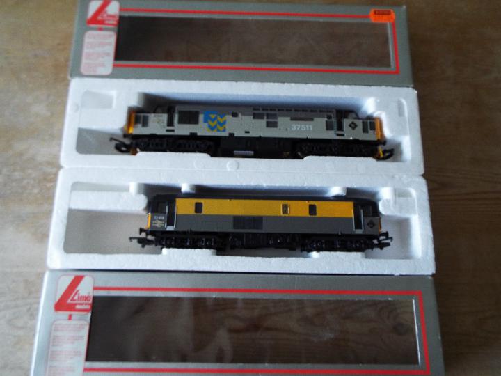 Lima - two OO gauge diesel electric locomotives comprising class 73,
