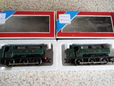 Hornby - two Pannier tank locomotives comprising Hornby 0-6-0 GWR green livery op no 8751 # R041