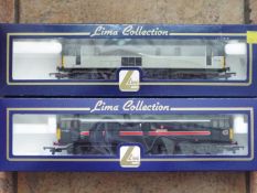 Lima Collection - two OO gauge diesel electric locomotives comprising class 73 Railfreight blue