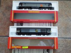 Hornby - two OO gauge Co-Co diesel electric locomotives comprising class 47 Railfreight