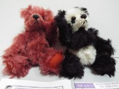 Dean's - Two Teddy Bears. "Old Fred" Apple pip bear and "Black Twig" Diddly Pip.