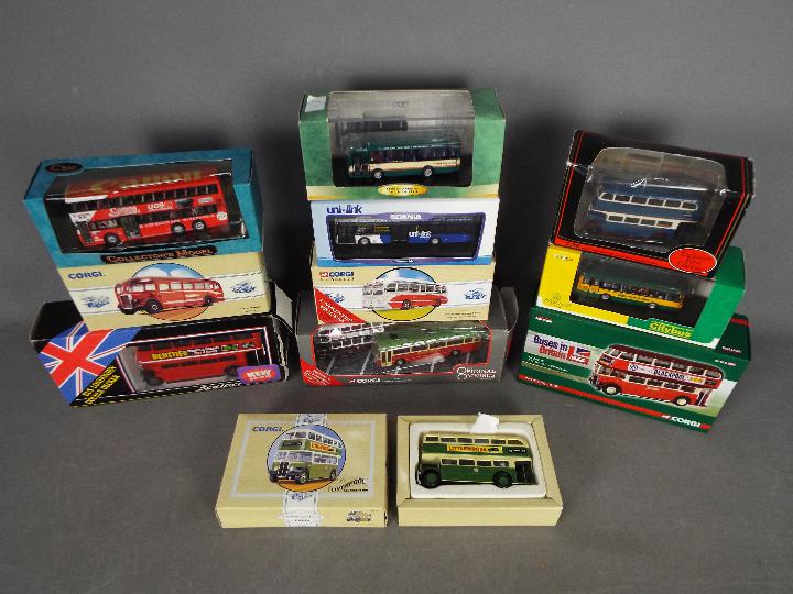 Corgi - Solido - Creative Master - EFE - A collection of 11 boxed bus models in various scales