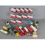 Dinky - A lot of 25 mostly Dinky models which have been hand painted and some that need restoration