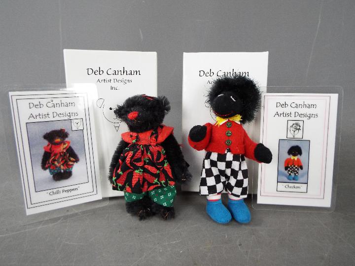 Deb Canham Artist Designs - a Deb Canham bear entitled Chilli Peppers issued in a limited edition