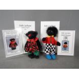 Deb Canham Artist Designs - a Deb Canham bear entitled Chilli Peppers issued in a limited edition
