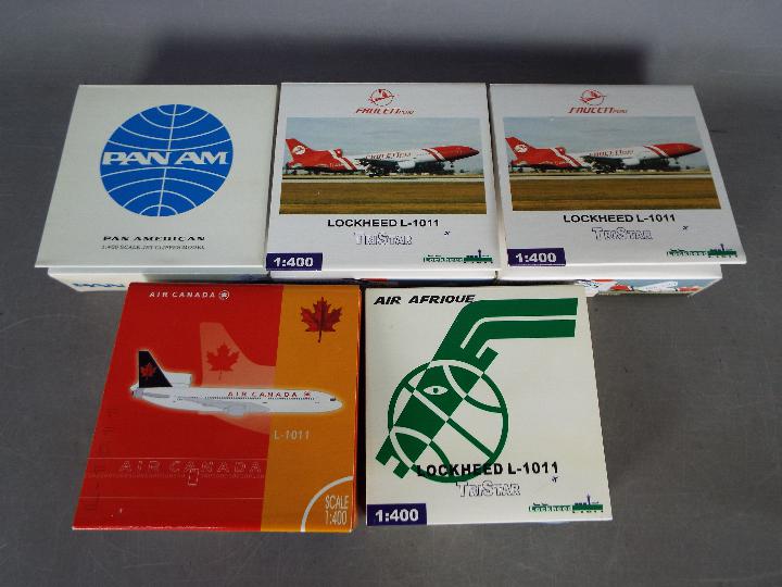 Blue Box - A collection of 5 boxed 1:400 scale Lockheed L-1011 Tristar aircraft in various liveries - Image 4 of 4