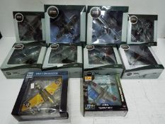 Oxford Aviation - Sky Max Models - Winged Ace - A fleet of 10 boxed 1:72 scale WWII aircraft