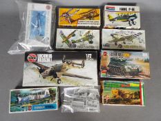 Airfix, Monogram, Other - Ten mainly boxed plastic model kits.