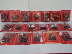 Del Prado Collection - Eighteen x Metal Soldiers on horseback. All are unopened in blister packs.