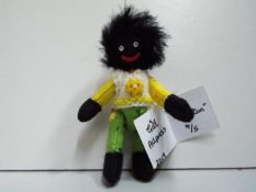 Witney - Gollies by Gill Allpress. "Albie Button". Jointed teddy bear. Limited edition 4/5.