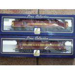 Lima Collection - two OO gauge diesel electric EW & S locomotives with maroon and yellow livery