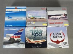 Jet-X - Ocean Wings - Herpa - Dream Jets - A lot of 6 boxed 1:400 scale Lockheed L-1011 aircraft in