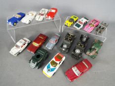 Dinky - Corgi - Atlas - Britains - A collection of 17 diecast vehicles in 1:36 and 1:43 scales