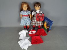 Molly McIntire, American Girl - Two unboxed American Girl dolls,