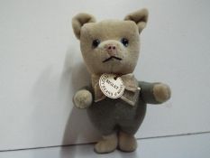 Witney - Teddy Bear / Pig - "Biglet". Paper neck label. 11cm high.
