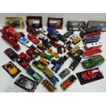 Matchbox - Corgi - Bburago - Solido - A collection of over 40 unboxed played with diecast vehicles