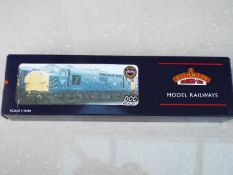 Bachmann Branch-Line - an OO gauge class 37 diesel locomotive op no 37038 BR blue livery # 32-775,