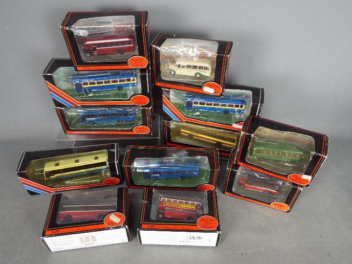 EFE - A lot of 12 boxed 1:76 scake EFE bus models including # 22501 Premier Travel AEC Reliance,