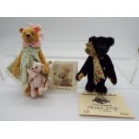 Small Bears For A Big World - Theresa Young black bear named Ebon in Mint condition with