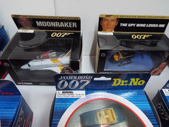 Corgi = Eight model Cars / Truck / Shuttle / Helicopter. James Bond 007. - Image 3 of 6