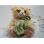Witney - by Heidi Schaefer. "Wizzard". Jointed Cat / Teddy Bear. Ede-Bar. 2013. Limited edition 1/8.
