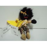 Witney - Teddy Bear by Gill Cousins. "Bobbie" - Gill's Gollie's series - Limited Edition No. 3/5.
