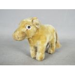 Steiff - An unboxed vintage Standing Blonde Ox Bull probably by Steiff.
