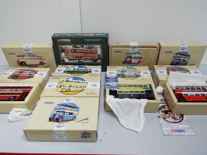 Corgi - Ten x Bus and Coach Models - # 97199, # 97184, # 35301, # 97192, # 97208, # 97199, # 97232,