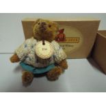 Witney - Teddy Bear. "Albert" - Limited Edition. Boxed / Paper necklace. 8cm high.