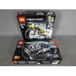 LEGO - # 8291 Dirt Bike, 42022 Hot Rod from the Technics series,
