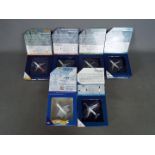 Gemini Jets - A fleet of six boxed diecast model aircraft in 1:400 scale by Gemini Jets.
