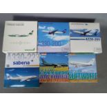 Dragon Wings - A collection of six boxed diecast model aircraft in 1:400 scale by Dragon Wings.