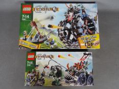 LEGO - 2 boxed Lego Castle series sets # 7038 & # 7041 including Rolling Battle Road Wheel,