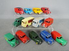 Dinky Toys - A fleet of 13 unboxed diecast Dinky Toys.