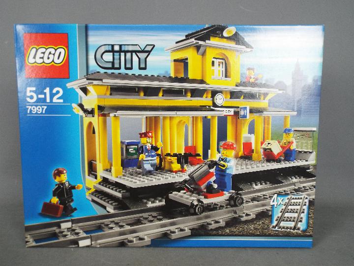 LEGO - Lego City series Railway Station # 7997 still factory sealed in it's box which appears Mint.