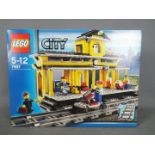 LEGO - Lego City series Railway Station # 7997 still factory sealed in it's box which appears Mint.