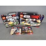 LEGO - 4 boxed Lego Star Wars sets, # 7655, # 7657, # 7658, # 7667.