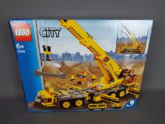 LEGO - # 7249 City XXL Mobile Crane in an opened box with parts in zip locked bags so is unchecked