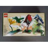 LEGO - Boxed Lego Birds series set # 21301 in an opened box with parts still in sealed bags.