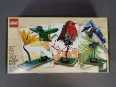 LEGO - Boxed Lego Birds series set # 21301 in an opened box with parts still in sealed bags.