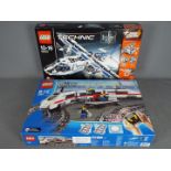 LEGO - Boxed Lego City High Speed Train # 7897 and boxed Lego Technic Cargo Plane # 42025,