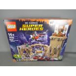 LEGO - A boxed Lego Super Heroes Batman Batcave set # 76052.