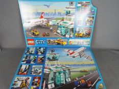 LEGO - # 7894 City Airport in an open box with parts loose and parts in zip lock bags so it is