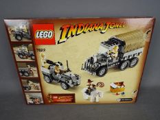 LEGO - # 7622 Indiana Jones Race For The Lost Treasure set.